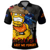 GWS GIANTS Polo Shirt ANZAC Inspired Football Fan Memorial Design