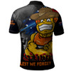 GWS GIANTS Polo Shirt ANZAC Inspired Football Fan Memorial Design