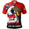 Sydney Swans Polo Shirt ANZAC Inspired Football Fan Memorial Design