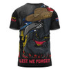 Adelaide Crows T-Shirt ANZAC Inspired Football Fan Memorial Design