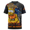 GWS GIANTS T-Shirt ANZAC Inspired Football Fan Memorial Design
