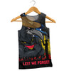 Adelaide Crows Men Singlet ANZAC Inspired Football Fan Memorial Design