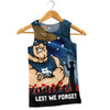 Carlton Men Singlet ANZAC Inspired Football Fan Memorial Design