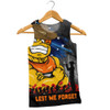 GWS GIANTS Men Singlet ANZAC Inspired Football Fan Memorial Design