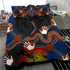 Australia Aboriginal Bedding Set - Australian Boomerang and Snake Indigenous Art