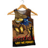 Hawthorn Men Singlet ANZAC Inspired Football Fan Memorial Design