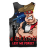 St Kilda Men Singlet ANZAC Inspired Football Fan Memorial Design