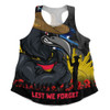 Adelaide Crows Women Racerback Singlet ANZAC Inspired Football Fan Memorial Design