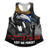 Collingwood Women Racerback Singlet ANZAC Inspired Football Fan Memorial Design