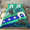 Australia Bedding Set - Torres Strait Flag And Turtle