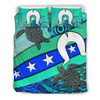 Australia Bedding Set - Torres Strait Flag And Turtle