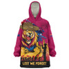 Brisbane Lions Snug Hoodie ANZAC Inspired Football Fan Memorial Design