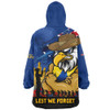West Coast Eagles Snug Hoodie ANZAC Inspired Football Fan Memorial Design