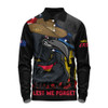 Adelaide Crows Long Sleeve Polo Shirt ANZAC Inspired Football Fan Memorial Design