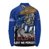 North Melbourne Long Sleeve Polo Shirt ANZAC Inspired Football Fan Memorial Design