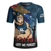 Carlton Rugby Jersey ANZAC Inspired Football Fan Memorial Design