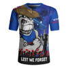 Western Bulldogs Rugby Jersey ANZAC Inspired Football Fan Memorial Design