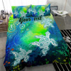 [Custom] Australia Aboriginal Bedding Set - Indigenous Turtle Ocean Dot Painting Art