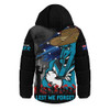Port Adelaide Hooded Padded Jacket ANZAC Inspired Football Fan Memorial Design