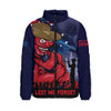Melbourne Padded Jacket ANZAC Inspired Football Fan Memorial Design