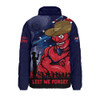 Melbourne Padded Jacket ANZAC Inspired Football Fan Memorial Design