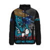Port Adelaide Padded Jacket ANZAC Inspired Football Fan Memorial Design