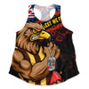 Hawthorn Women Racerback Singlet Lest We Forget Eternal Honor