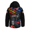 Adelaide Crows Hooded Padded Jacket Lest We Forget Eternal Honor