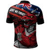 St. George Illawarra Dragons Polo Shirt Anzac Remembrance Of The Fallen
