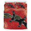 Australia Aboriginal Bedding Set - Indigenous Platypus Ver 4