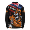 Wests Tigers Long Sleeve Polo Shirt Anzac Remembrance Of The Fallen
