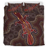 Australia Aboriginal Bedding Set - Indigenous Platypus Ver 17