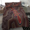 Australia Aboriginal Bedding Set - Indigenous Platypus Ver 17