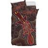 Australia Aboriginal Bedding Set - Indigenous Platypus Ver 17