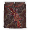 Australia Aboriginal Bedding Set - Indigenous Platypus Ver 17