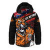 Wests Tigers Hooded Padded Jacket Anzac Remembrance Of The Fallen