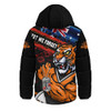 Wests Tigers Hooded Padded Jacket Anzac Remembrance Of The Fallen