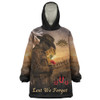 Australia Snug Hoodie Anzac Day At Dawn We Remember