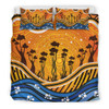 Australia Aboriginal Bedding Set - Boab Tree Dot Painting Art Vero2