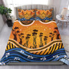 Australia Aboriginal Bedding Set - Boab Tree Dot Painting Art Vero2