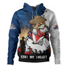 Sydney Roosters Hoodie Anzac Day Lest We Forget Silent Dawn