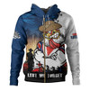 Sydney Roosters Hoodie Anzac Day Lest We Forget Silent Dawn