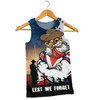 Sydney Roosters Men Singlet Anzac Day Lest We Forget Silent Dawn