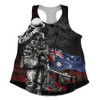 Australia Women Racerback Singlet Anzac Day Silent Dawn Spirit Of Remembrance