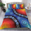 Australia Bedding Set - Aboriginal Color Dot Painting