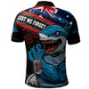 Cronulla-Sutherland Sharks Polo Shirt Anzac Remembrance Of The Fallen