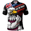 Manly Warringah Sea Eagles Polo Shirt Anzac Remembrance Of The Fallen