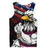 Manly Warringah Sea Eagles Men Singlet Anzac Remembrance Of The Fallen