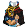 Gold Coast Titans Women Racerback Singlet Anzac Remembrance Of The Fallen