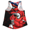 Redcliffe Dolphins Women Racerback Singlet Anzac Remembrance Of The Fallen